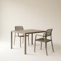 Nardi Dining Set - Cube 80 Garden Table & x2 Costa Garden Chairs