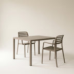 Nardi Dining Set - Cube 80 Garden Table & x2 Costa Garden Chairs