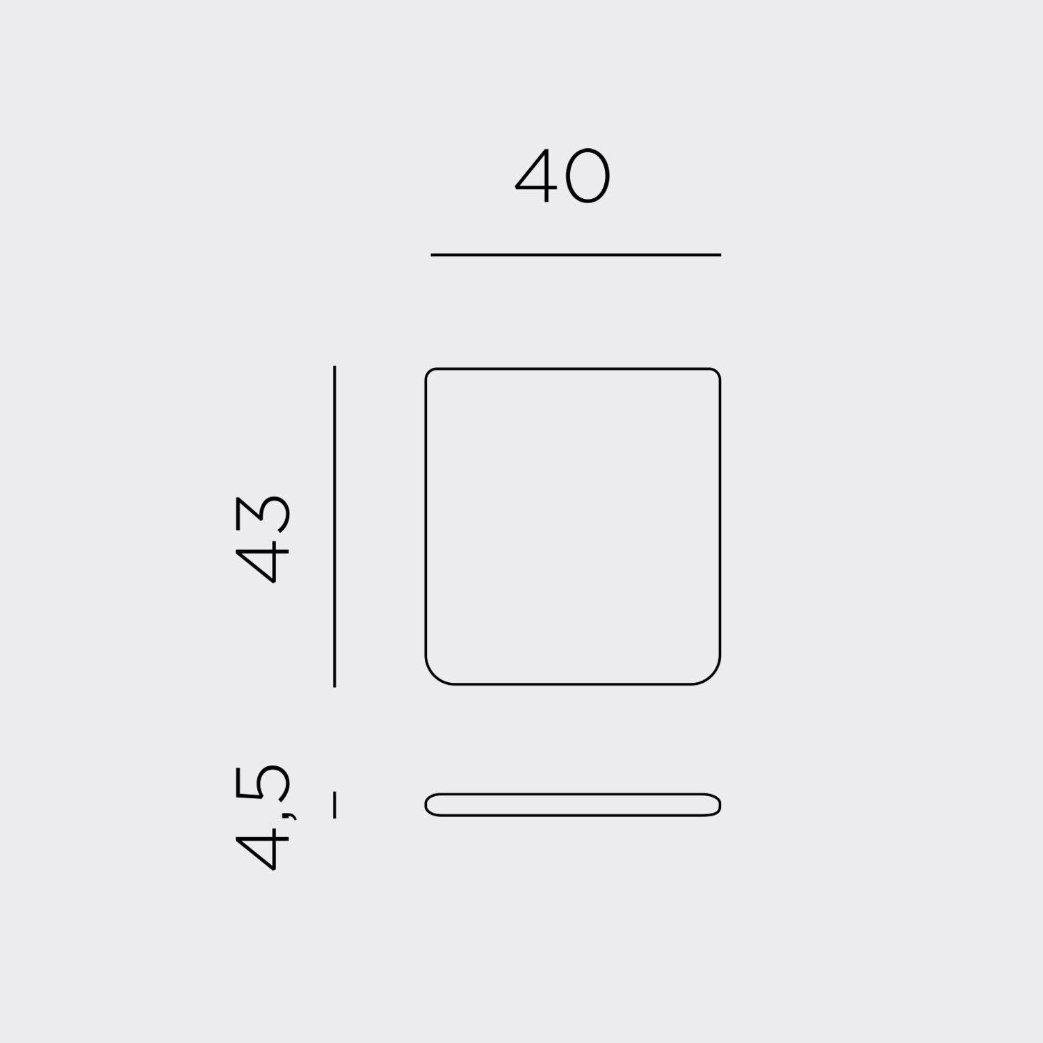 Measurements for Doga Armchair Seat Cushion
