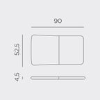 Measurements for Doga Relax Cushion
