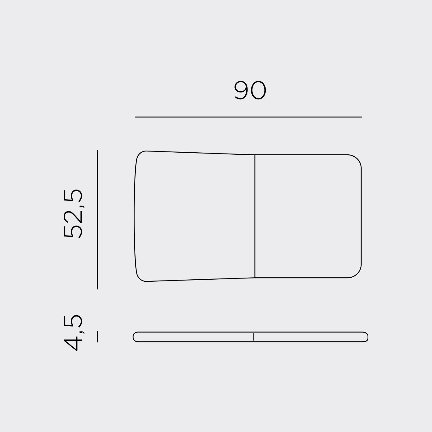 Measurements for Doga Relax Cushion