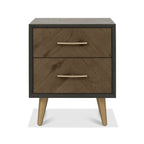  Oak & Peppercorn Nightstand - 2 Drawer