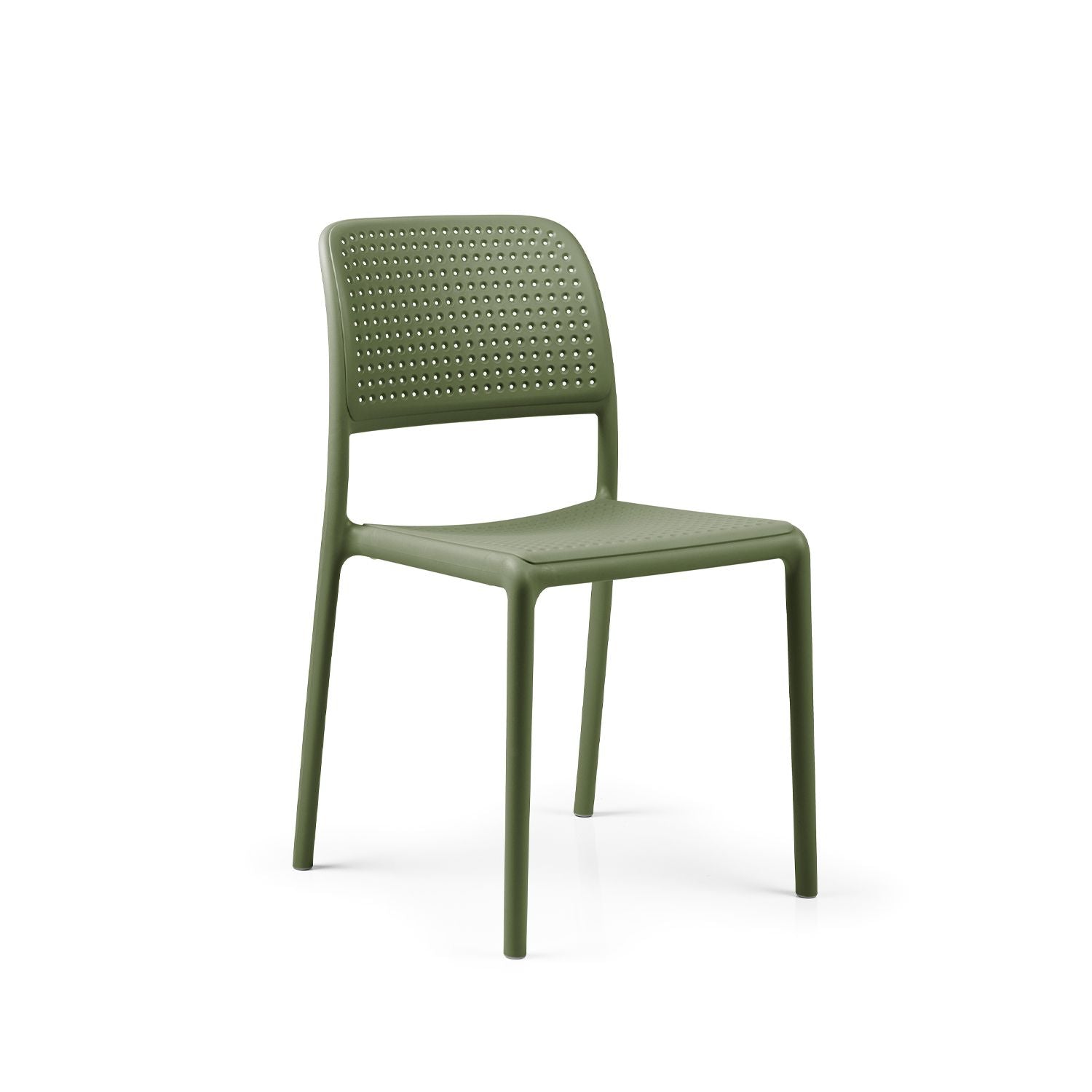 Bora Armless Chair By Nardi - Set Of 6 - Olive