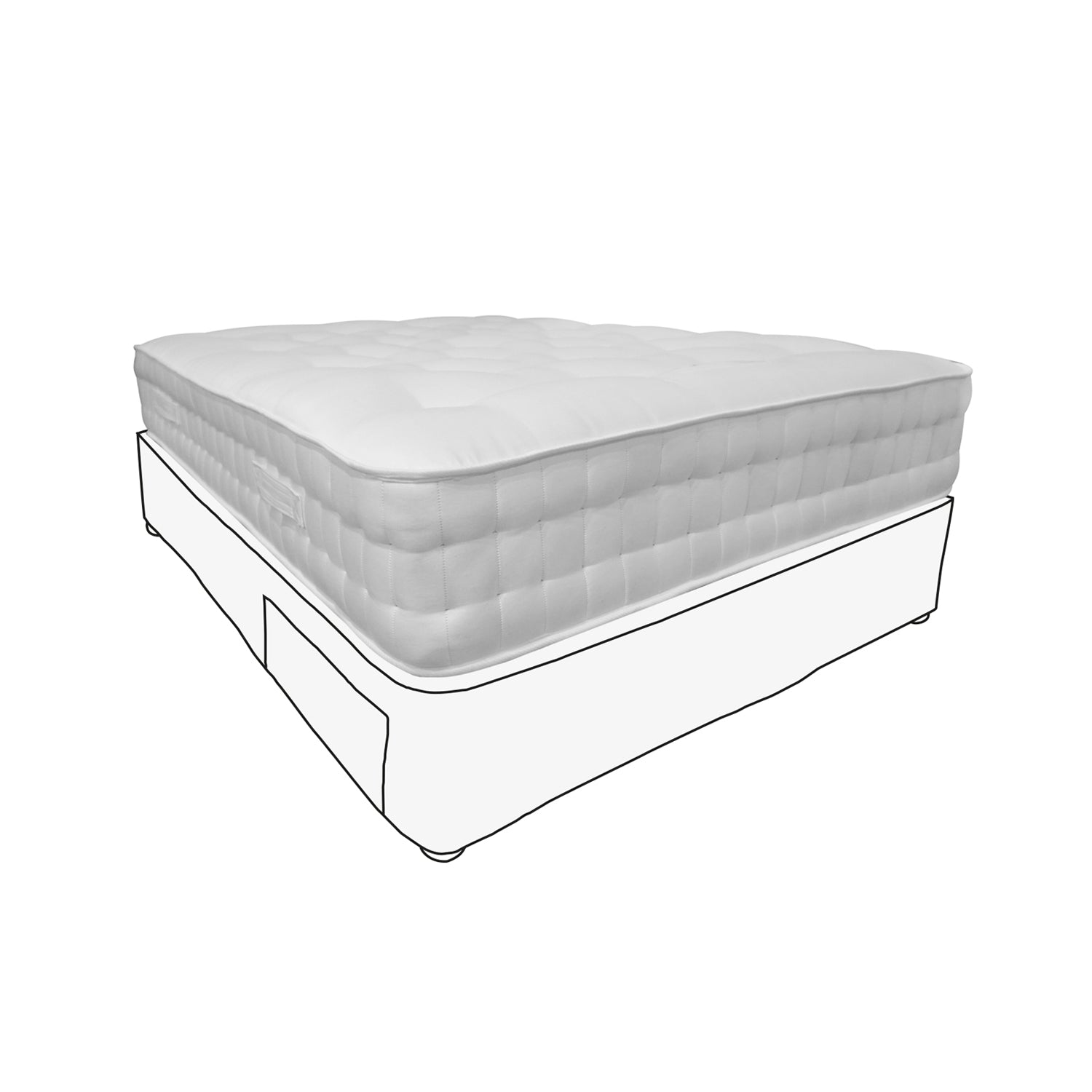 Double - Mattress & Divan With Drawers