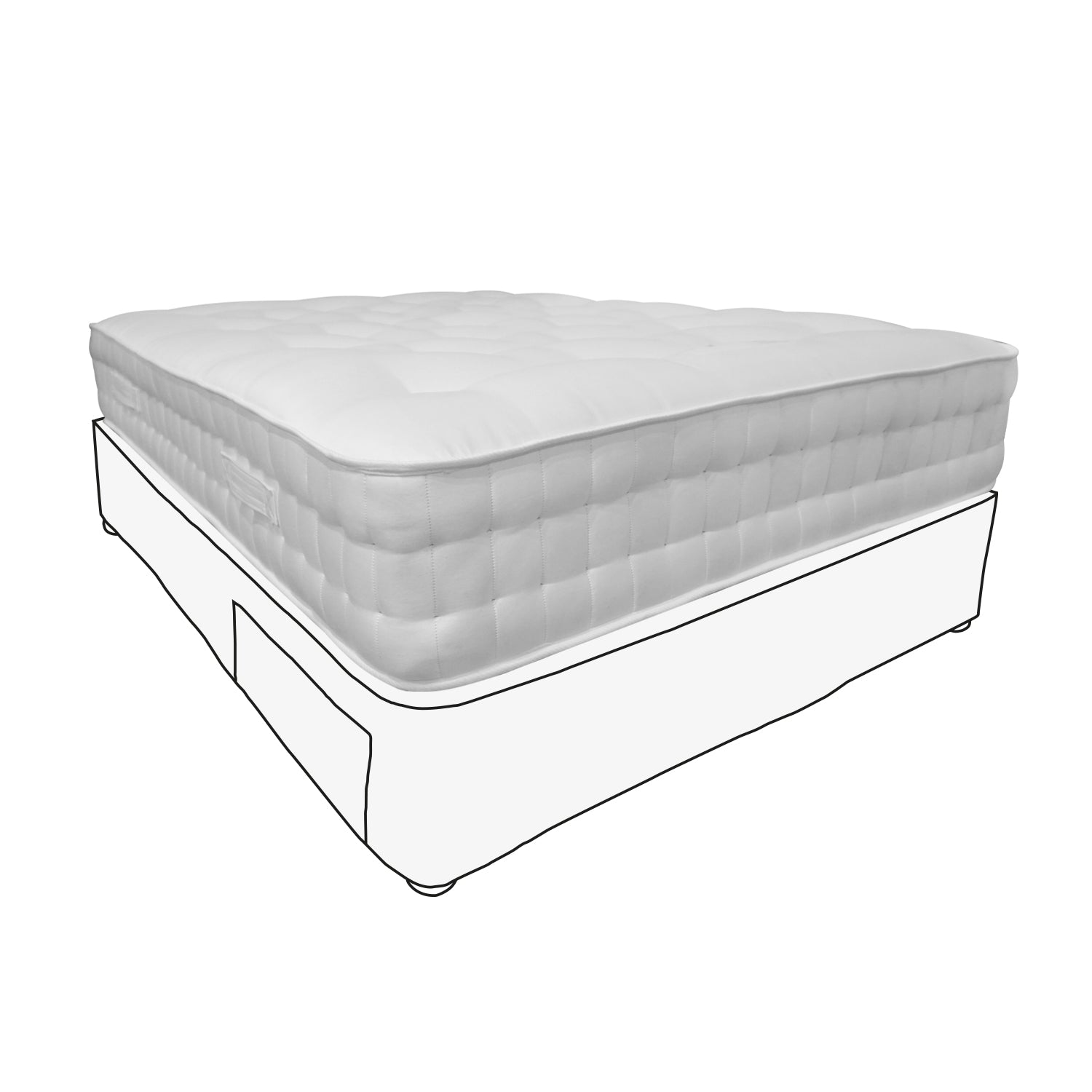 Super King - Mattress & Divan With Drawers