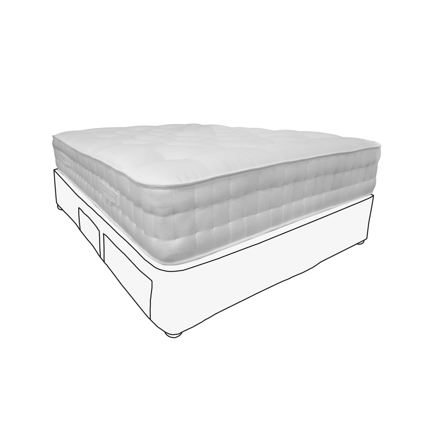 Double - Mattress & Divan (Set Of 4 Drawers)