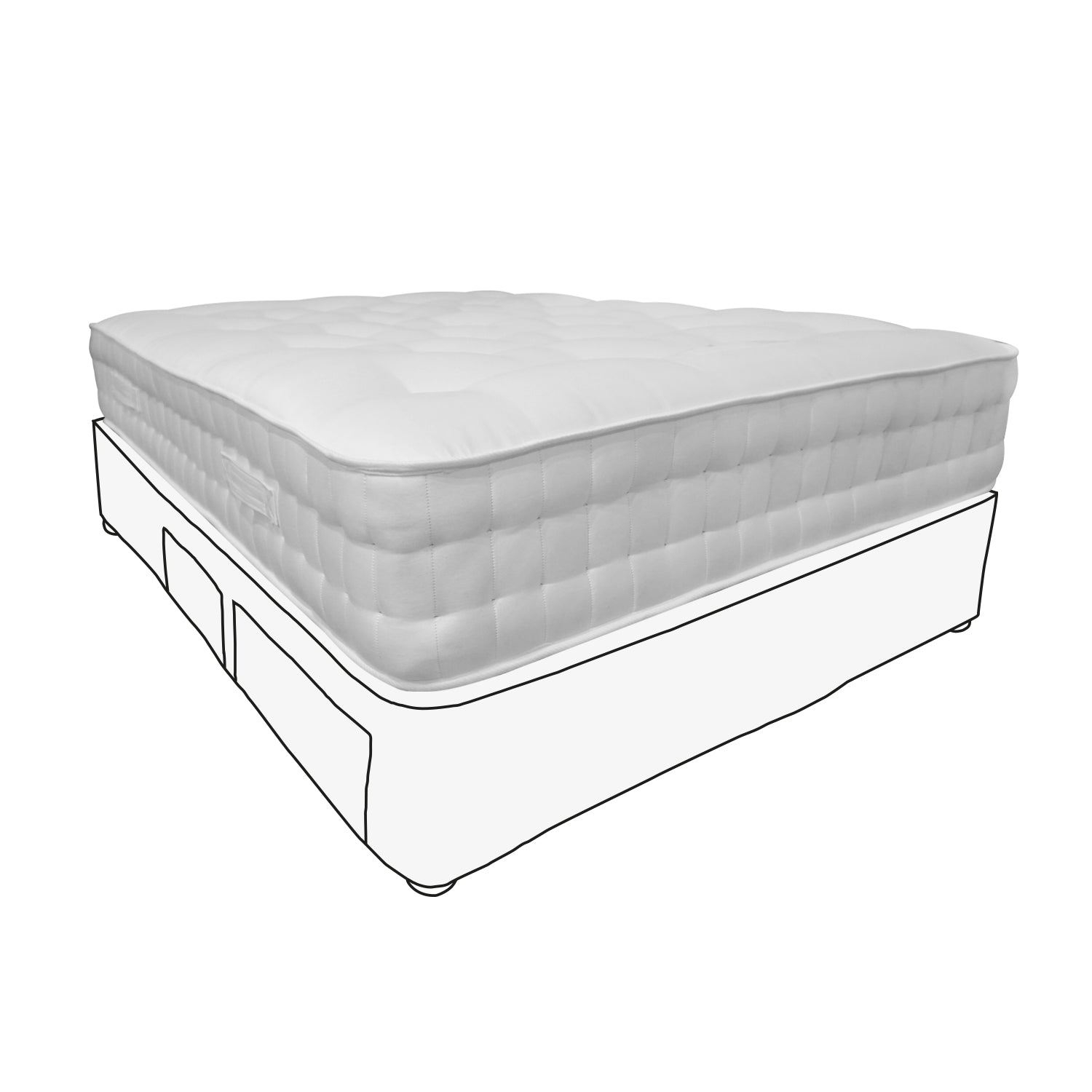 Super King - Mattress & Divan (Set Of 4 Drawers)