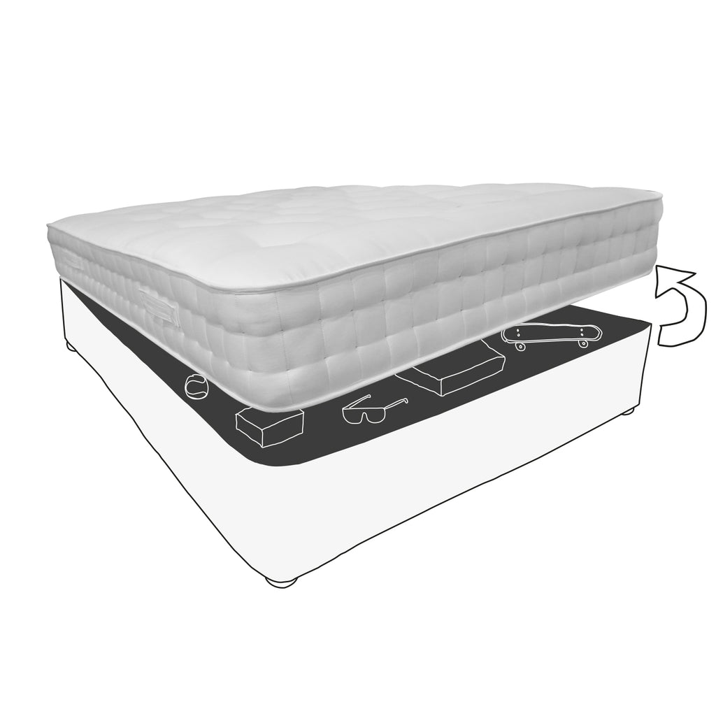 Double - Mattress & Ottoman Storage