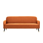 Dawson Sofa Bed - Burnt Orange Velvet