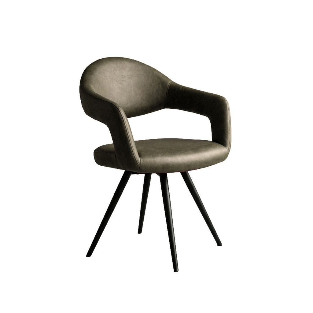 Delphine Swivel Dining Chair, Set Of 2 - Green