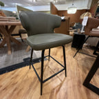 CLEARANCE - Pearl Bar Stool, Set of 2 - Green