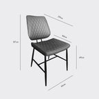 Dixie Dining Chair, Set Of 2 - Grey