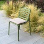 Side view of the Doga Bistro Cushion showcasing its design.