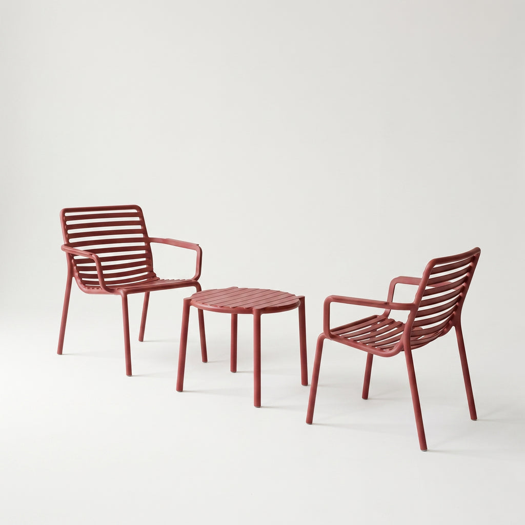 Nardi Doga Garden Table & x2 Doga Relax Chairs