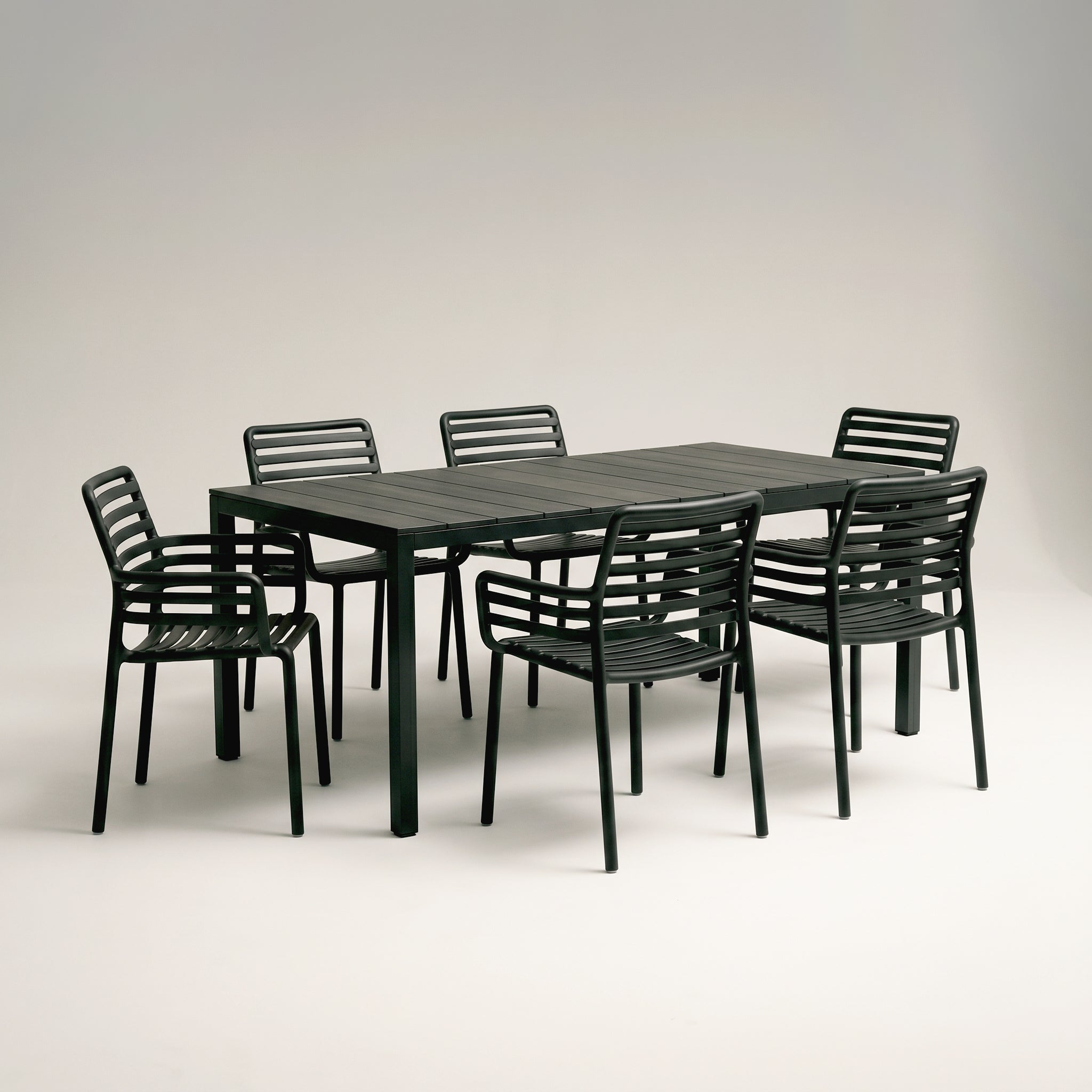 Dining Set - Rio 140 Extending Table & Doga Armchairs