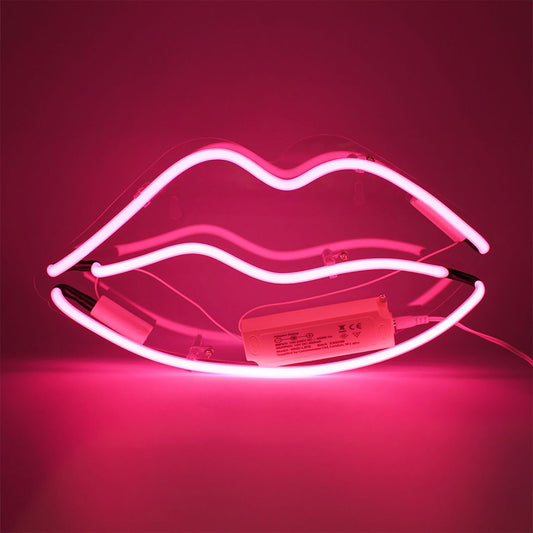Lips Neon Light - Pink