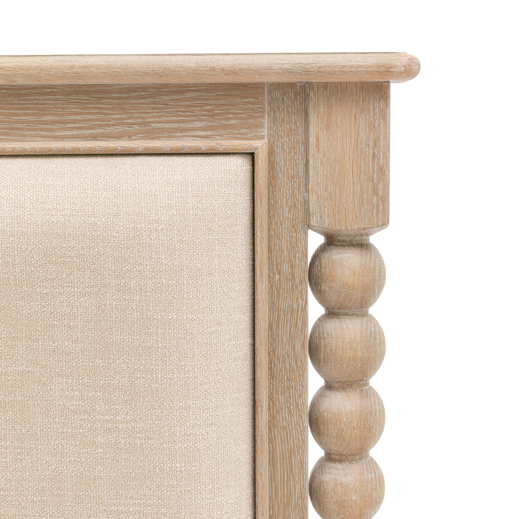 Lime wash Artisan bed headboard 5056693579434