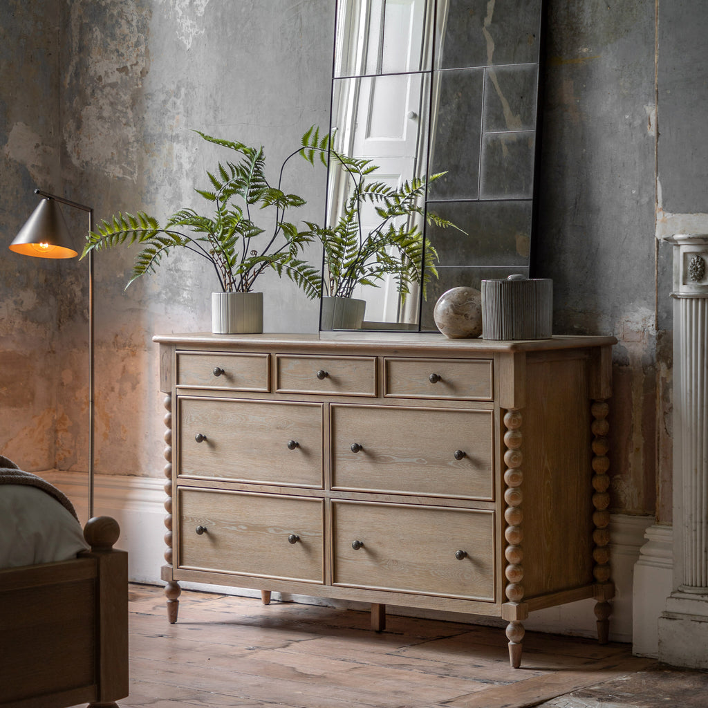 5056693579489 7 drawer bedroom chest of drawers