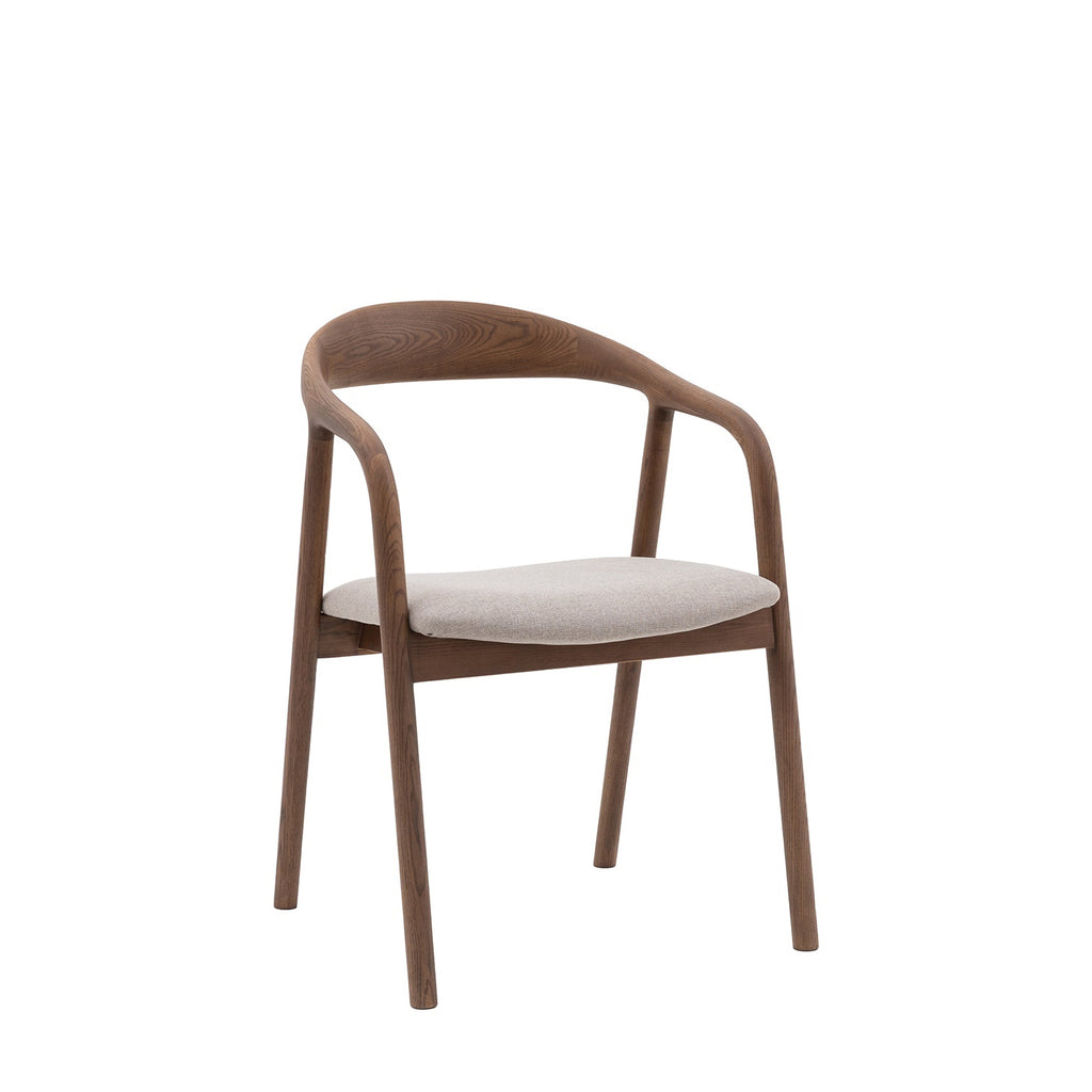 Bergen Upholstered Dining Chair, Set Of 2 - Walnut