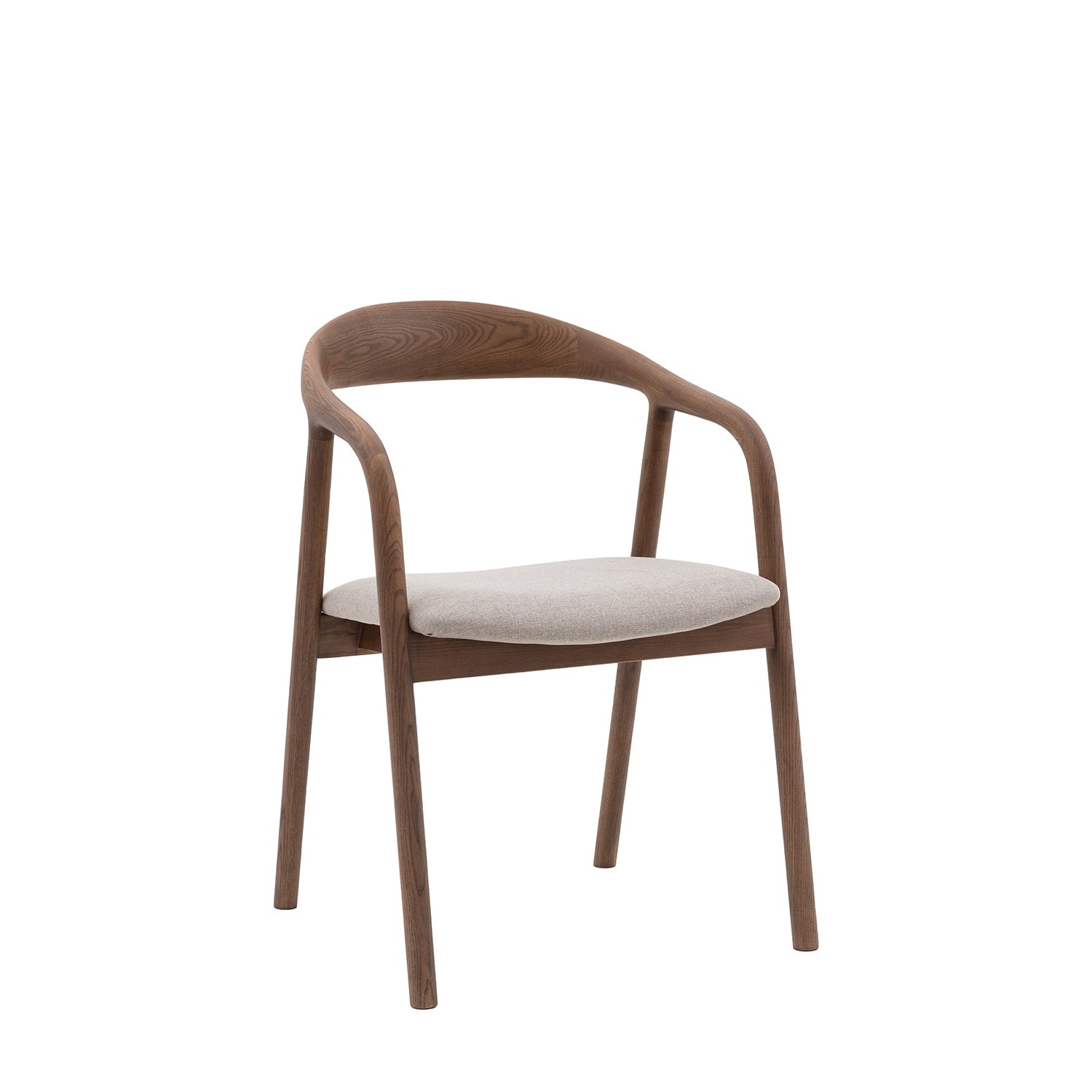 Bergen Upholstered Dining Chair, Set Of 2 - Walnut
