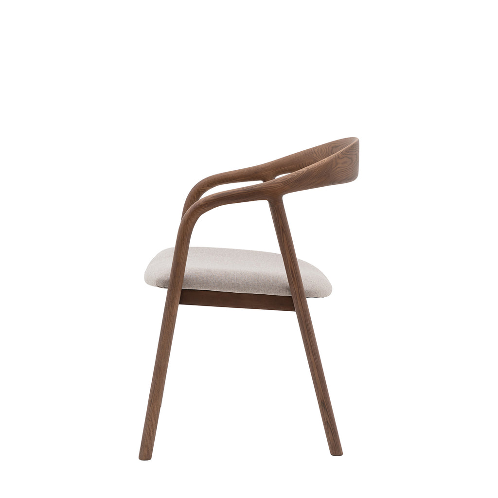 Bergen Upholstered Dining Chair, Set Of 2 - Walnut