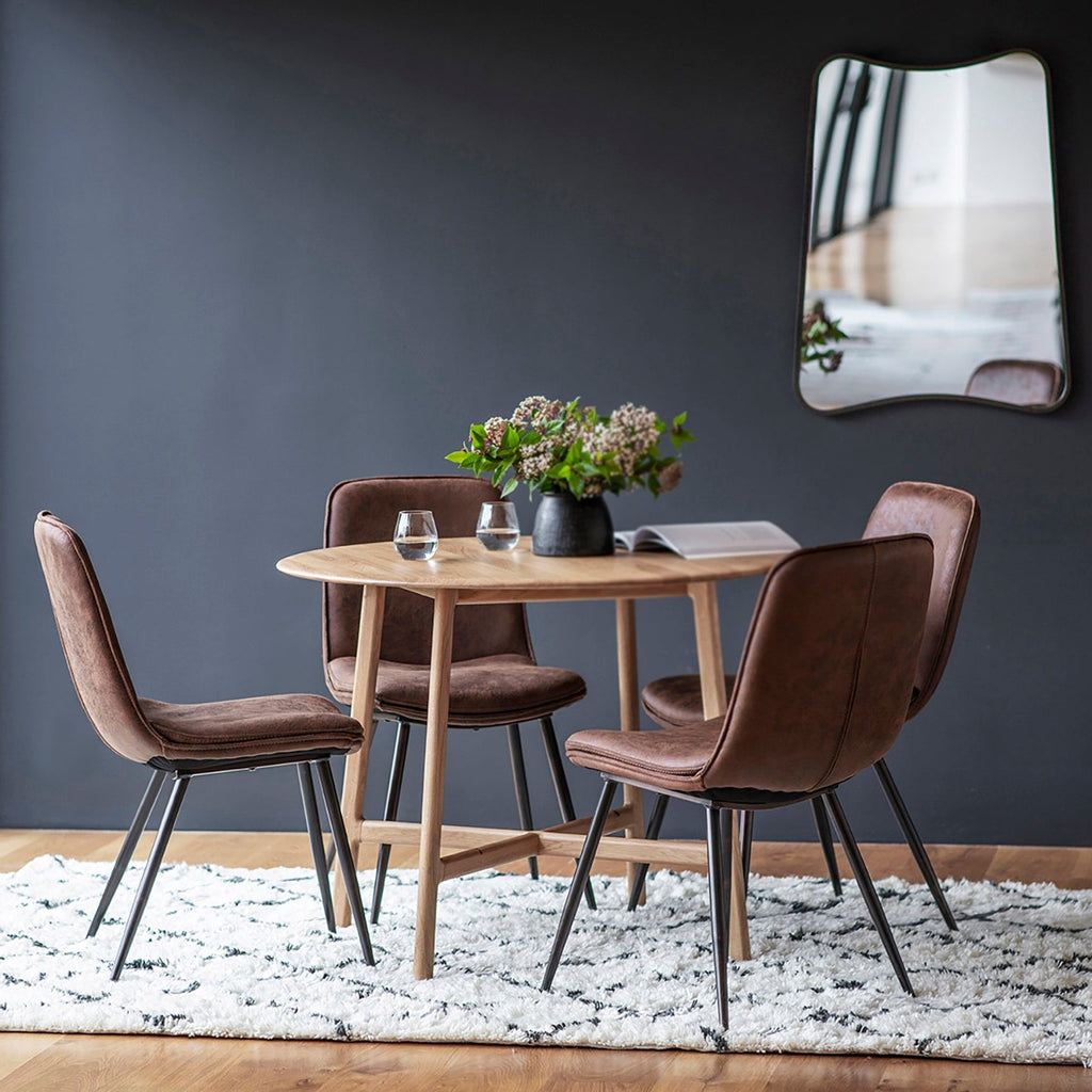 Bergen Round Dining Table - Oak
