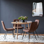 Bergen Round Dining Table - Oak