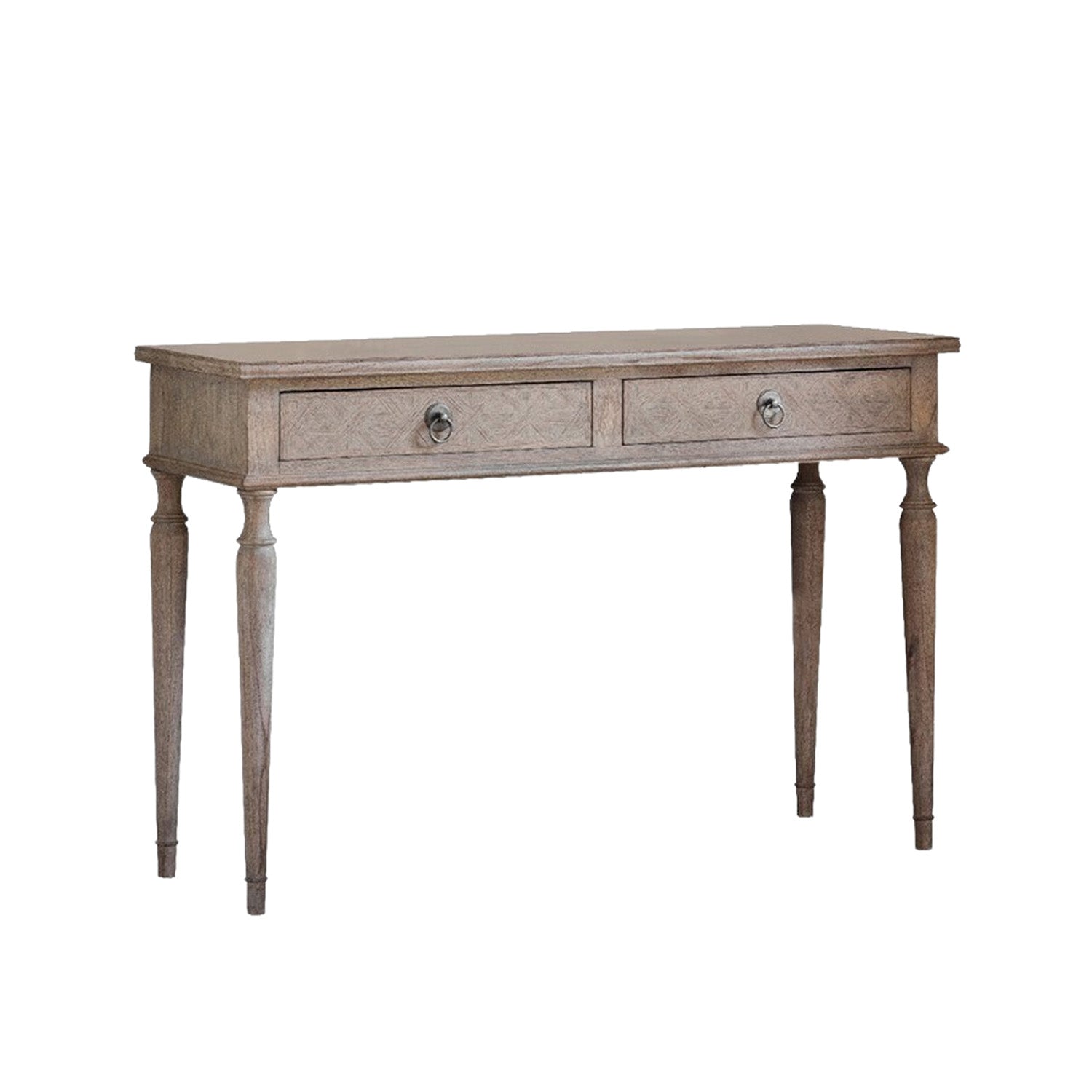 Front view of Faringdon Dressing Table with spacious drawers and elegant hardware"