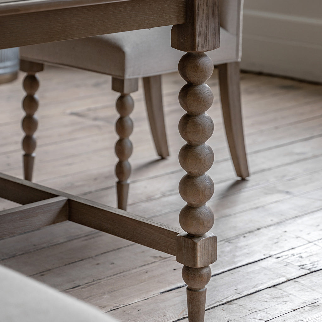  Bobbin Detail Legs On Wallingford Dining Table