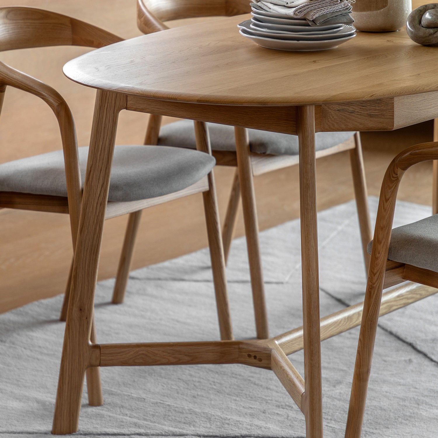 Bergen Extending Dining Table - Oak