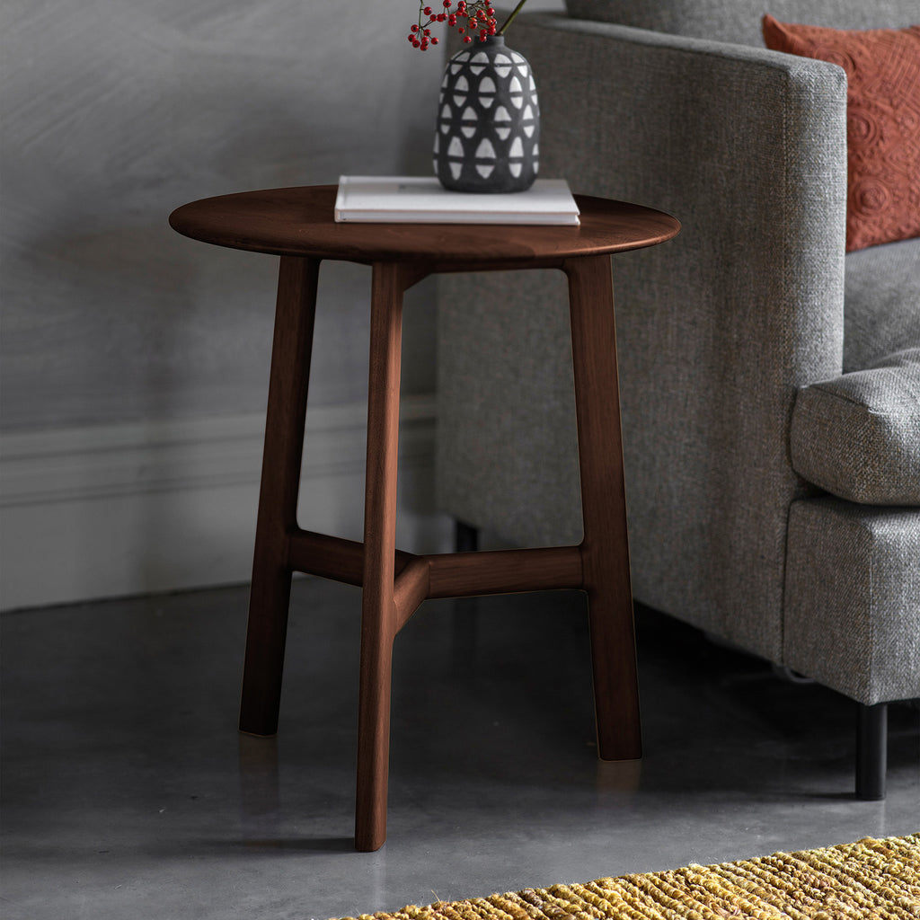 Bergen Side Table - Walnut