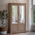 "Full-length mirrors on Faringdon Wardrobe door, displaying its functionality for dressing and adding visual space to the bedroom