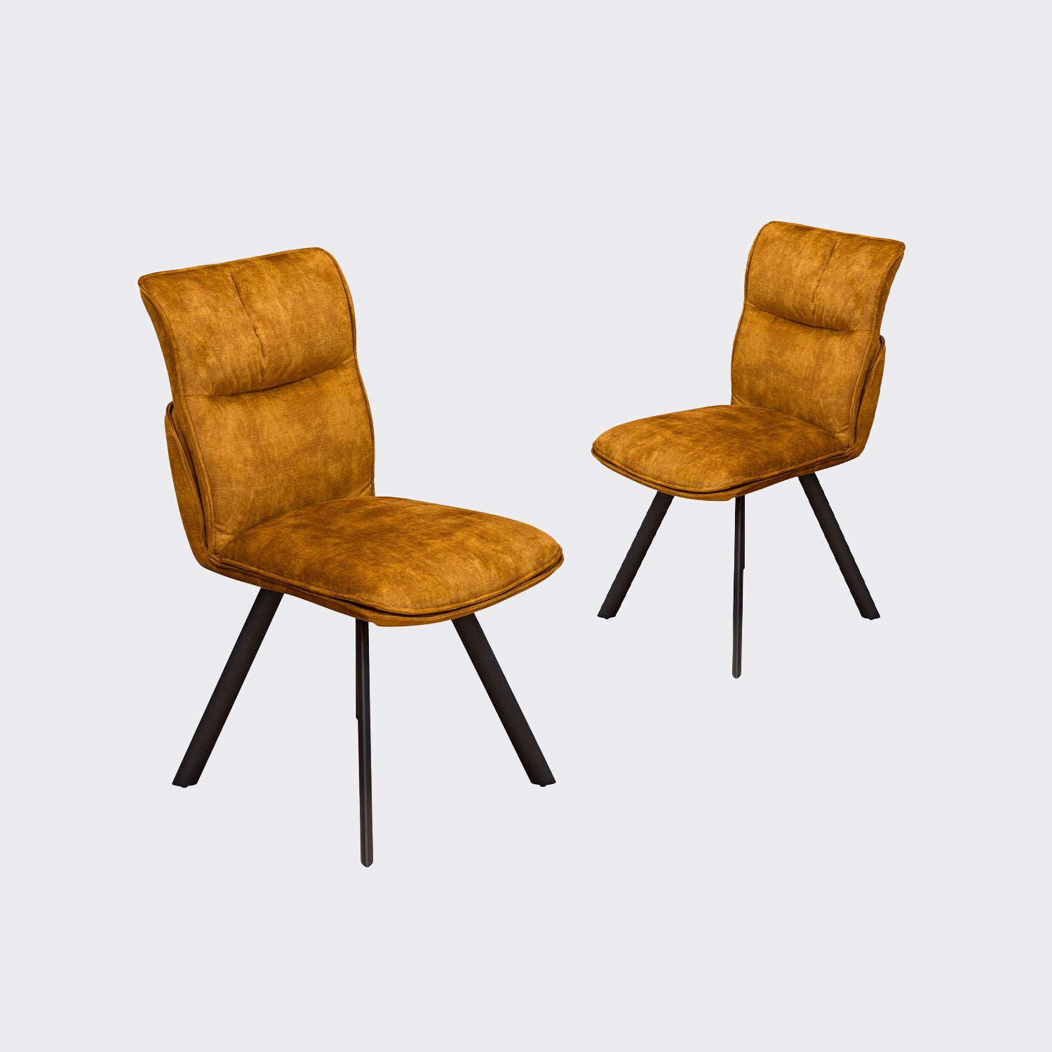 Valetta Dining Chair, Set Of 2 - Caramel