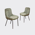 Primrose Boucle Dining Chair, Set Of 2 - Sage