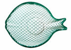 Green and clear fish-shaped bowl