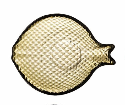 Decorative woven object with a textured surface