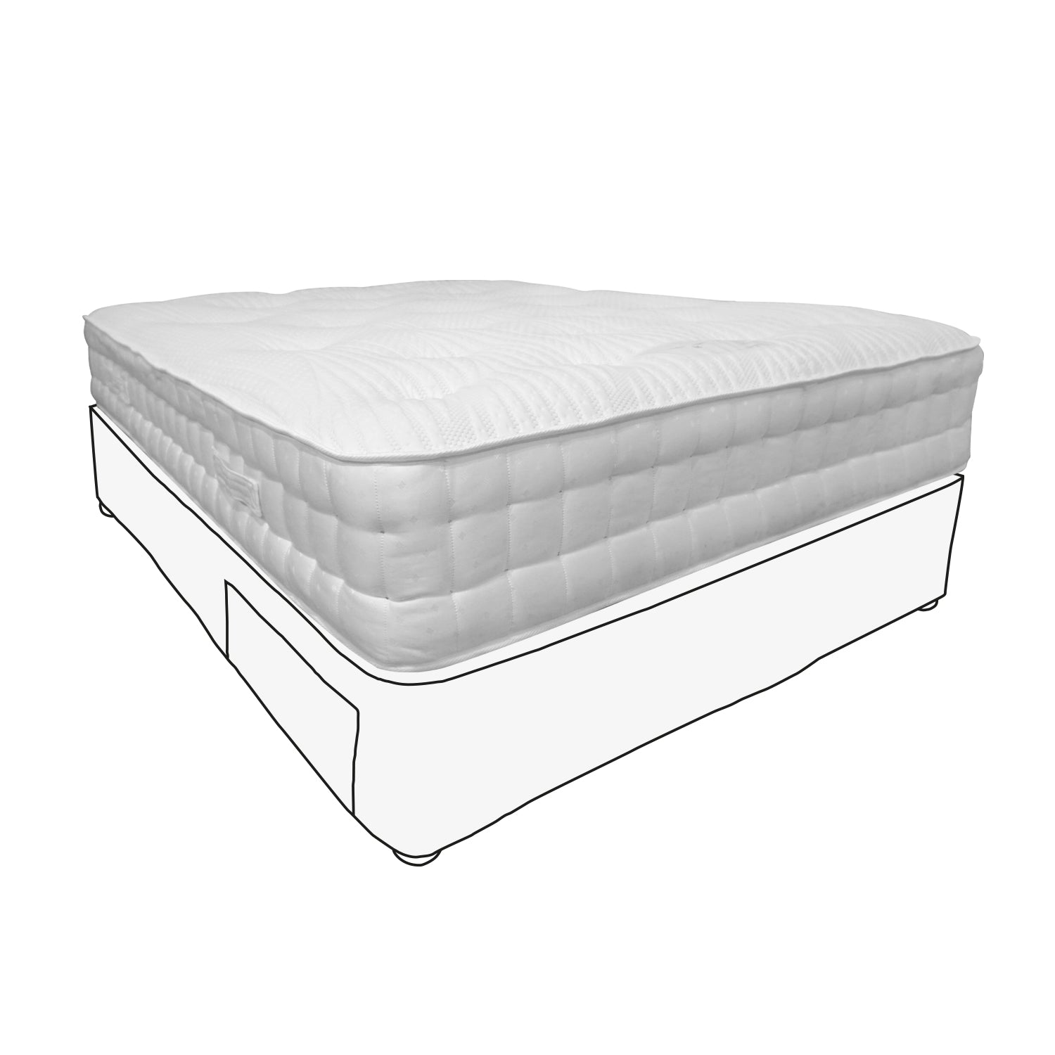 Super King - Mattress & Divan With Drawers