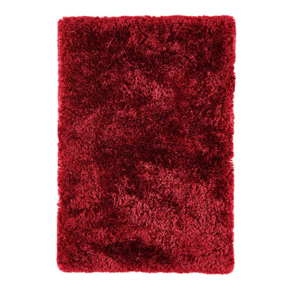 Plush Floor Rug - Red