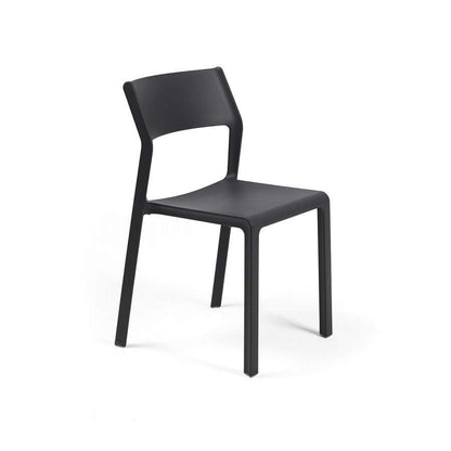 Trill Armless Chair By Nardi - Set of 6 - Anthracite