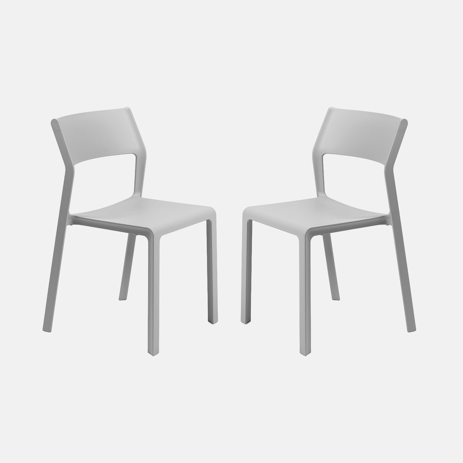 Trill Armless Chair By Nardi - Set of 2