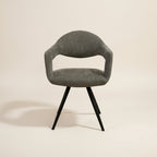 Delphine Dining Chair, Set Of 2 - Dark Grey