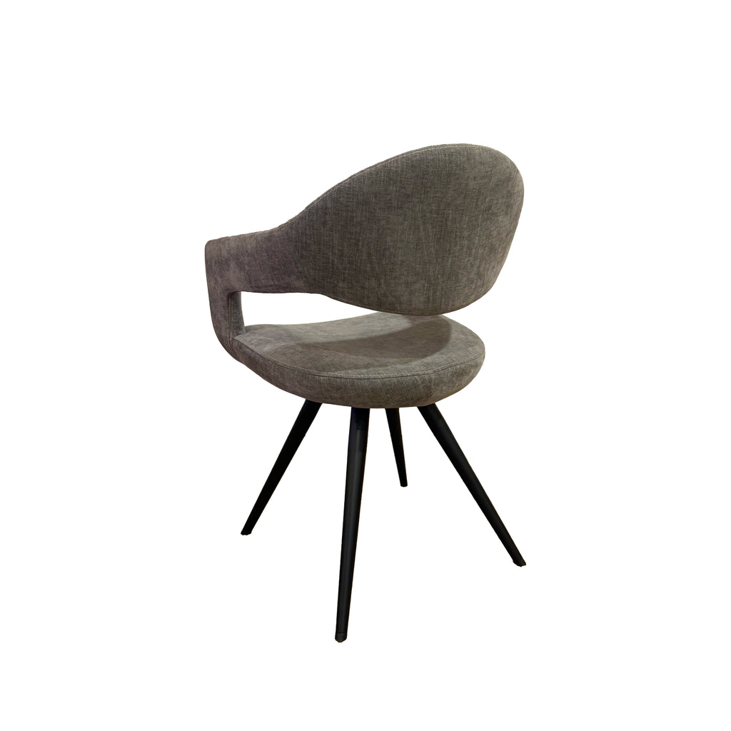 Delphine Dining Chair, Set Of 2 - Dark Grey