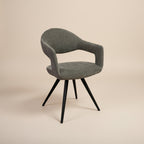 Delphine Dining Chair, Set Of 2 - Dark Grey