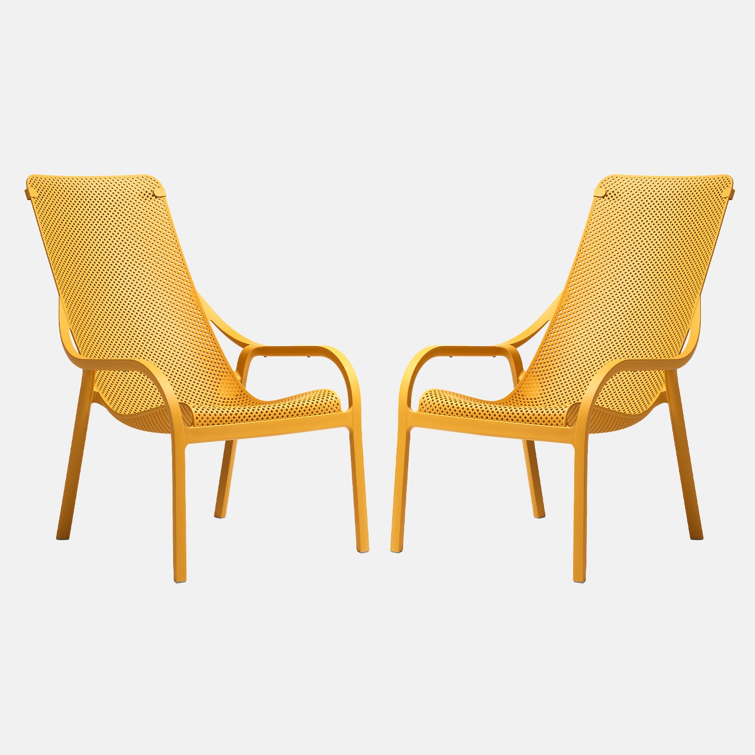 Set of Net Lounge garden chairs by Nardi Outdoor, Great Value