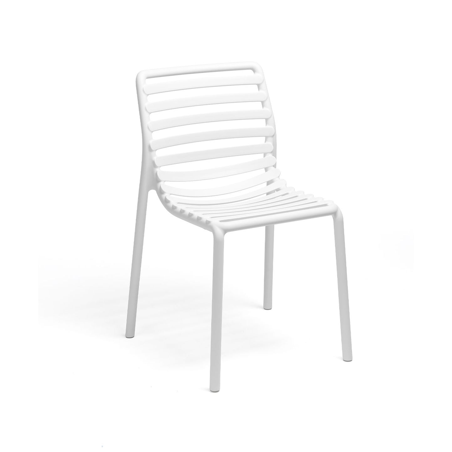 Doga Armless Chair By Nardi - Set Of 6 - White