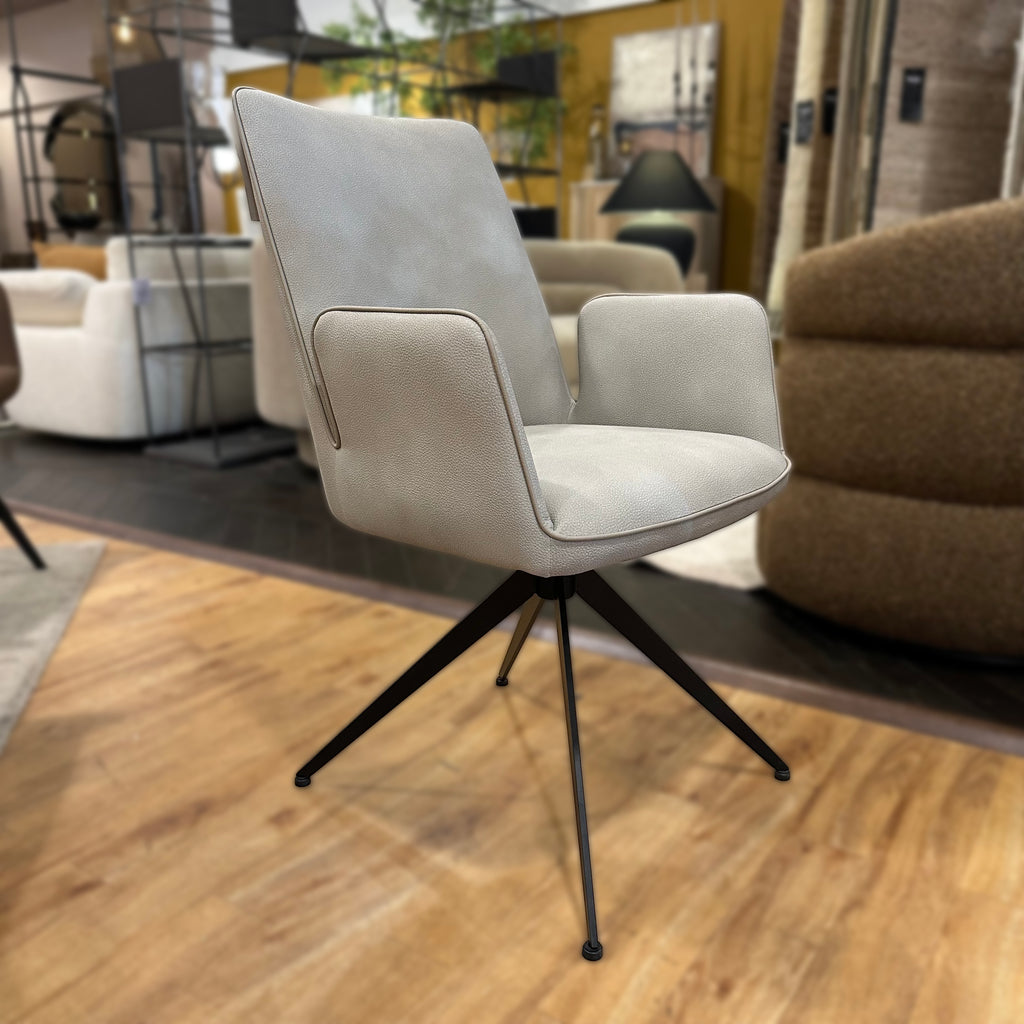 CLEARANCE - Mae Swivel Dining Armchair - Misty