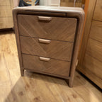 CLEARANCE- Jakarta 3 Drawer Bedside