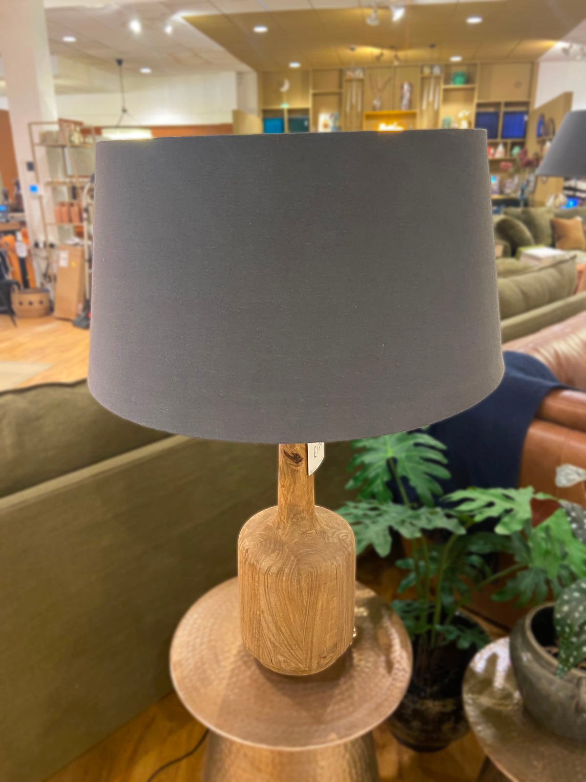 CLEARANCE - Wooden Table Lamp with Shade