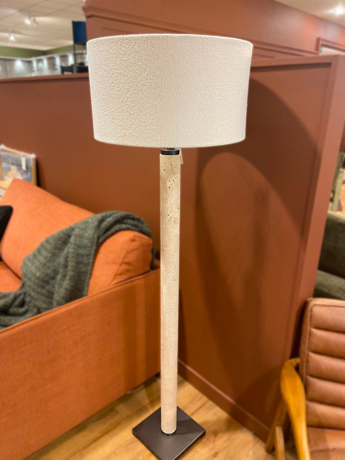 CLEARANCE - Floor Standing Marble Floor Lamp