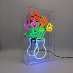 Vase Of Tulips - Neon Light